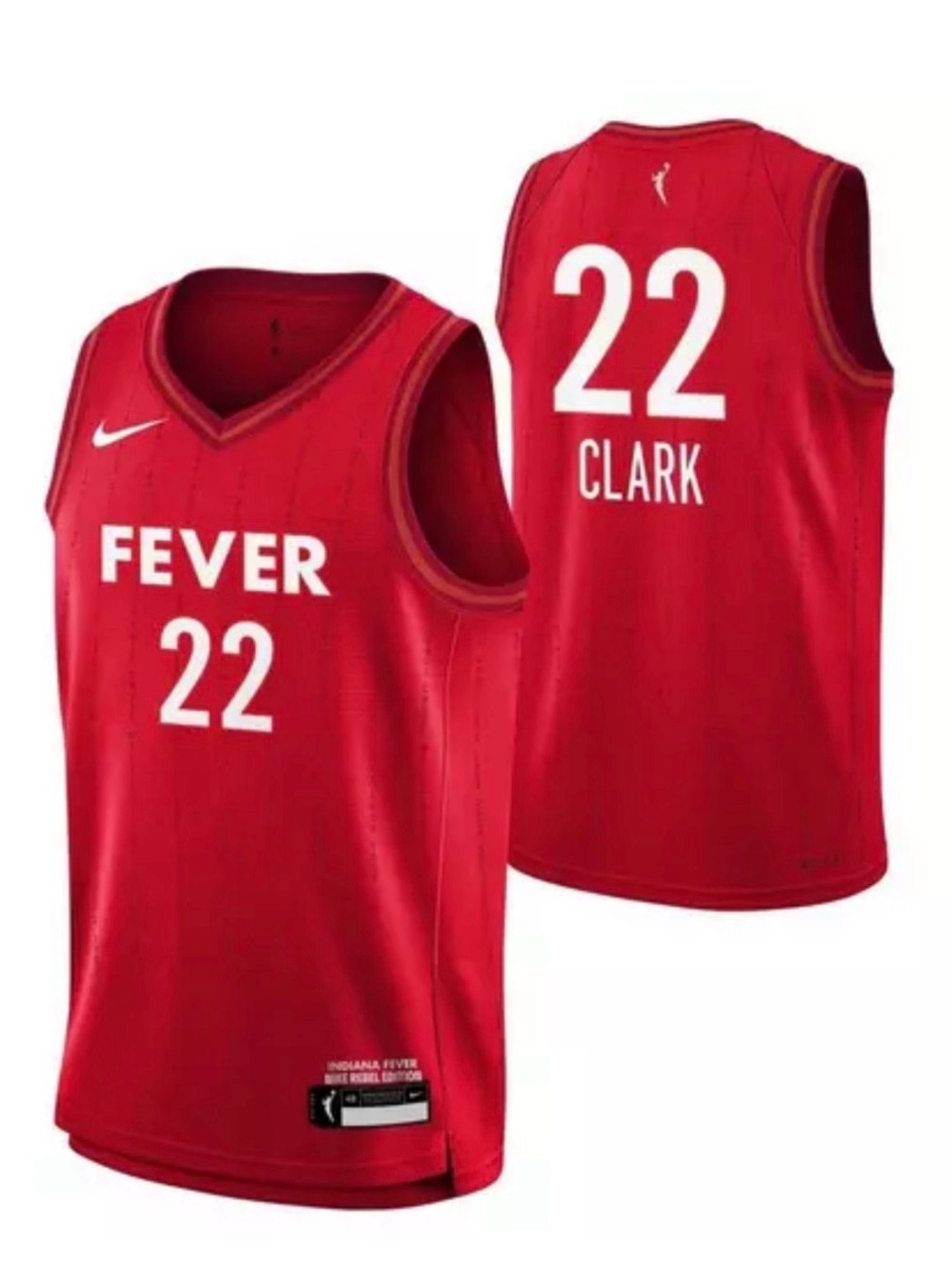 Nike Red Indiana Fever #22 Clark Basketball Jersey